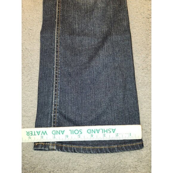 Tommy Hilfiger Womens Hope Bootcut Dark Wash Jeans Size 6S Y2K - Picture 8 of 16